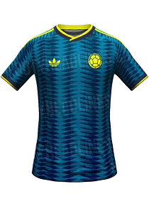 Camisa Selección Colombia 2 Hombre Mundial 2026 Versión Jugador