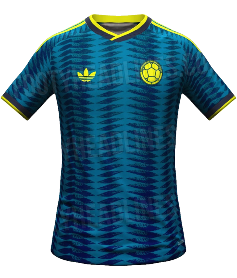 Camisa Selección Colombia 2 Hombre Mundial 2026 Versión Jugador