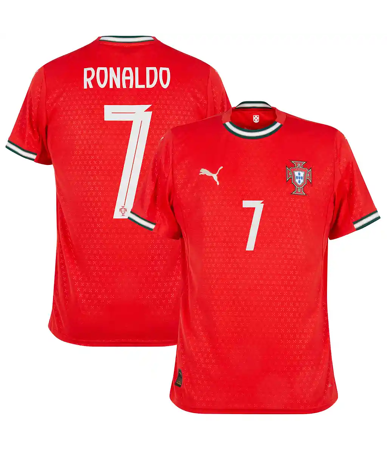 Camisa Selección Portugal Local CR7 2025 Versión Jugador