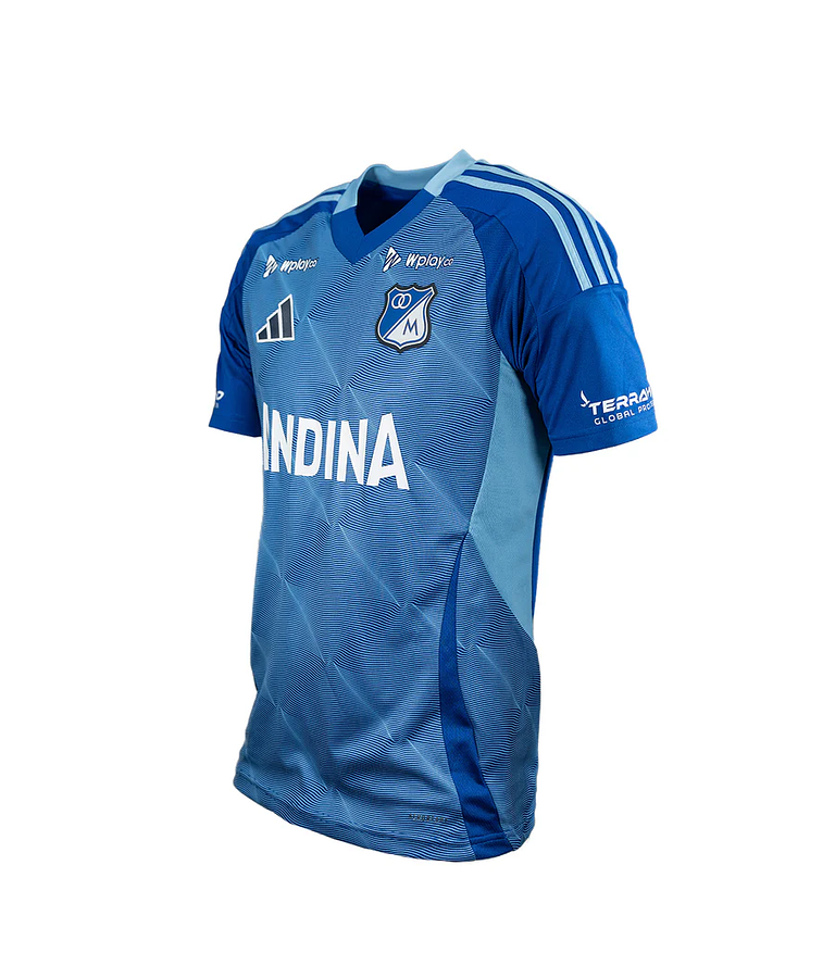 Camisa Equipación Local Millonarios 2025 Version Fan