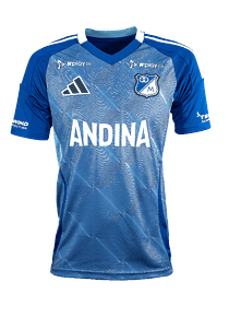 Camisa Equipación Local Millonarios 2025 Version Fan