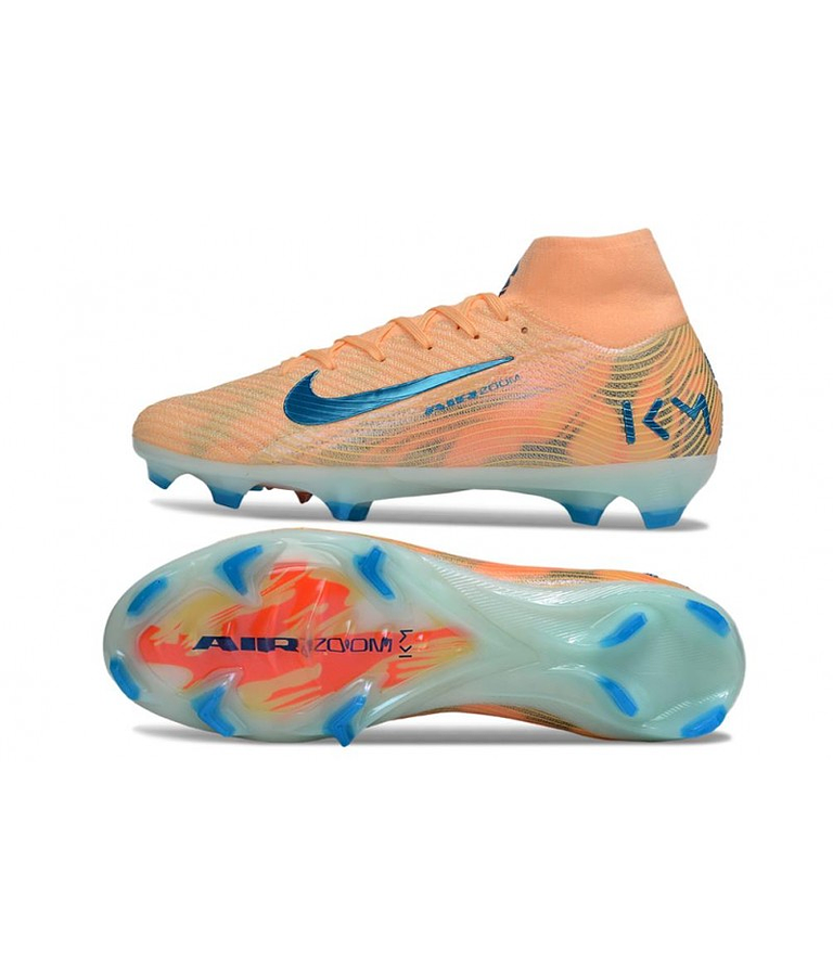 Air Zoom Mercurial Vapor 16 Pro x Mbappe Naranja Bota