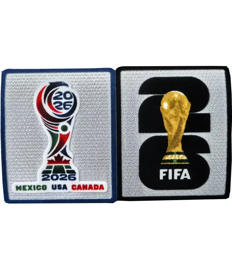 Parches Flocado Copa Mundial de la FIFA 2026