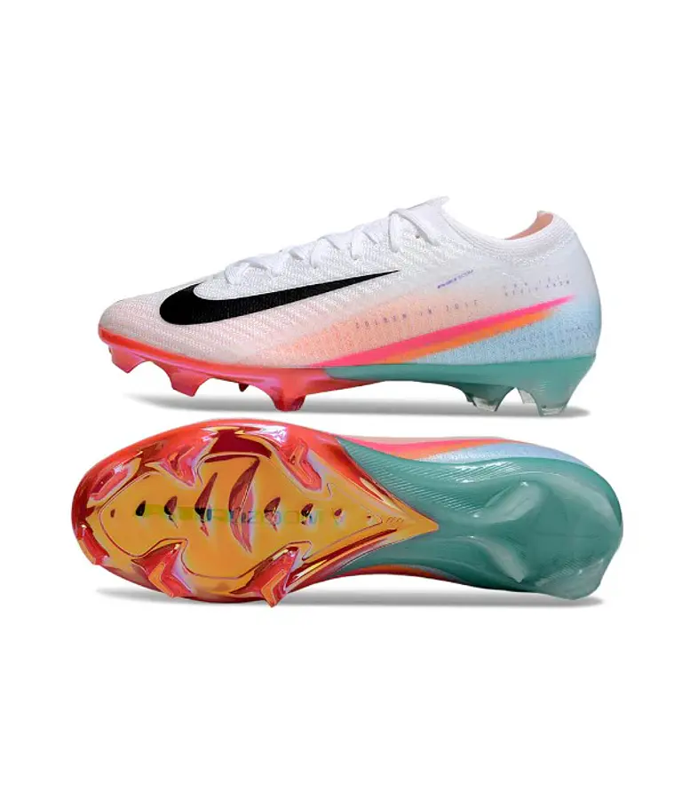 Mercurial Vapor 16 Elite FG Blanco Detalles Multicolor