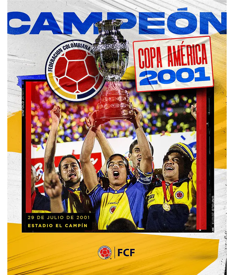 Camisa Selección Colombia Retro 2001
