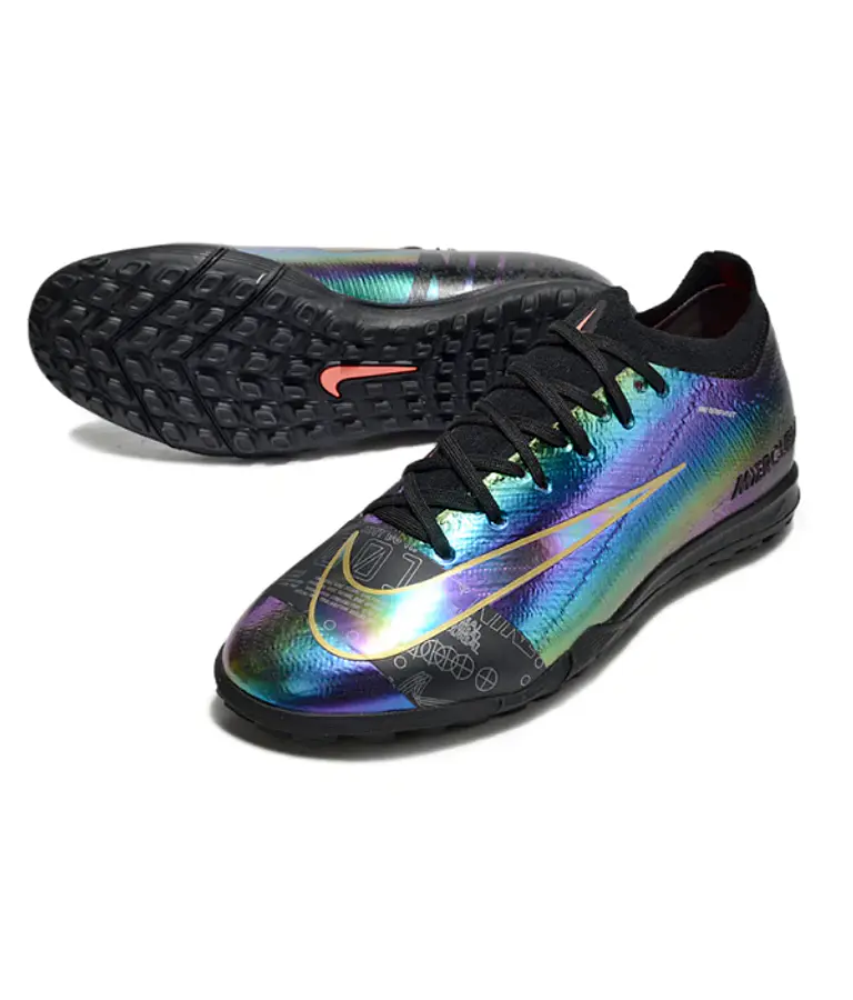 Mercurial Vapor 16 Elite Turf Negro Iridiscente
