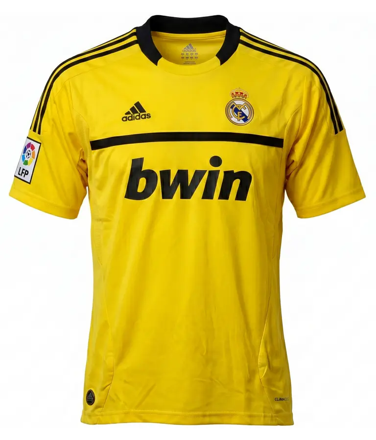 Camiseta Portero Iker Casillas Real Madrid 2011-2012 Color Amarillo