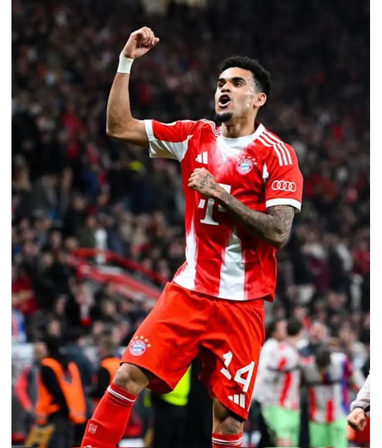 Camiseta Bayern Munich Luis Díaz 14 Local 2025-2026