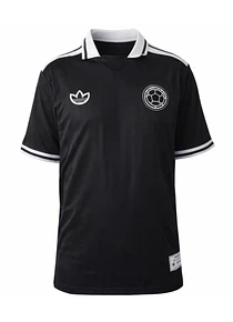 Camiseta Originals Selección Colombia Negra / Detalles en blanco