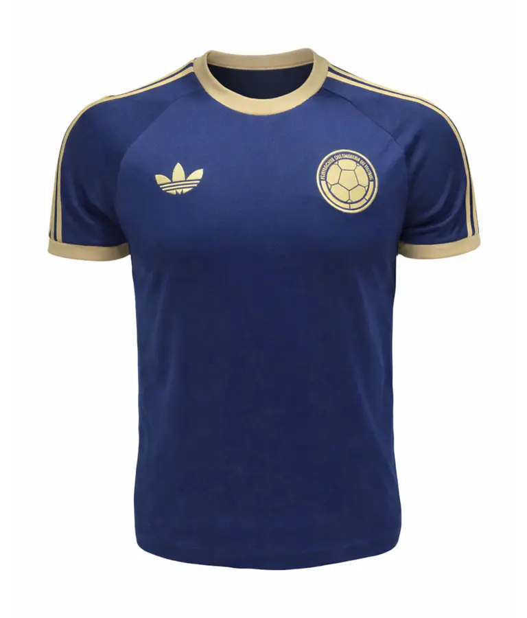 Camiseta Adidas Concept Azul Marino/Dorado Colombia Especial 2025 