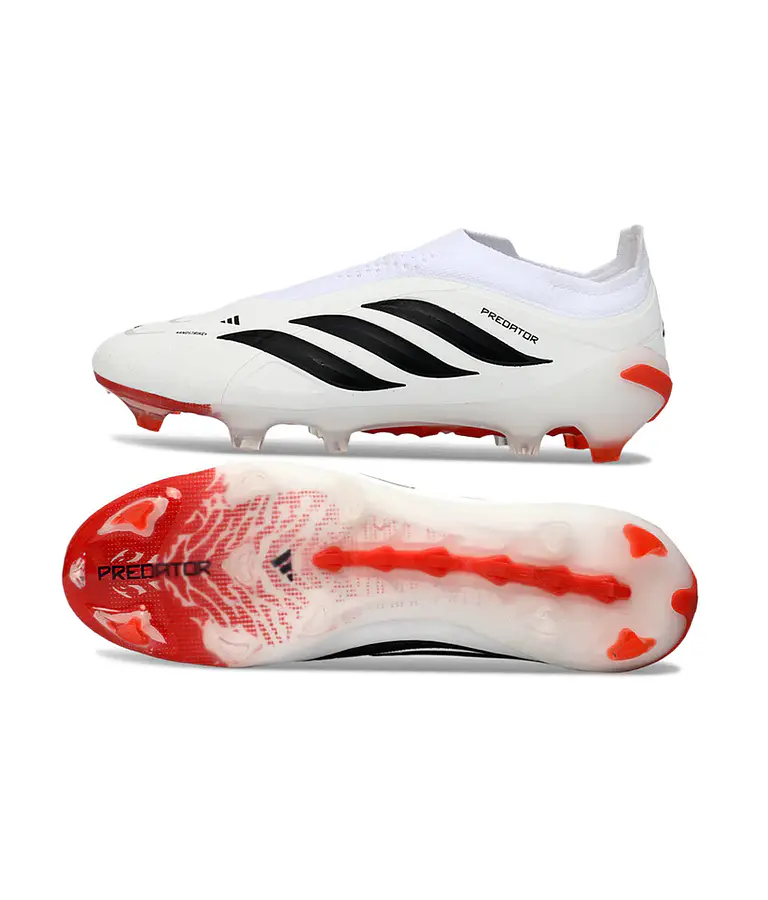Predator Elite Blanco / Detalles rojos