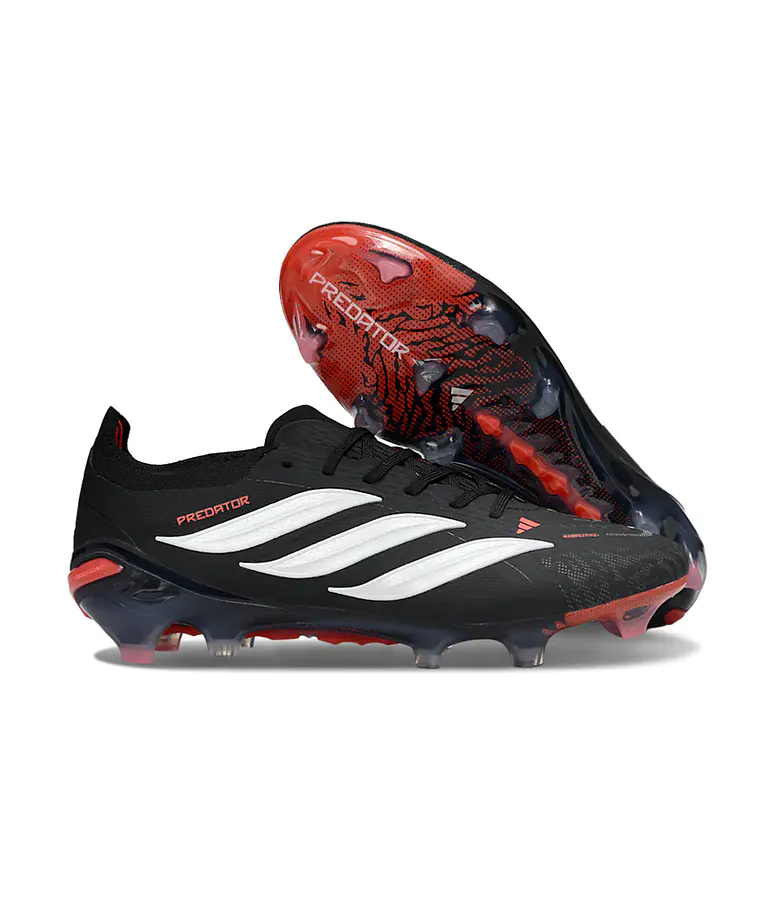 Predator Elite Negro / Rojo y Blanco Niño y Dama