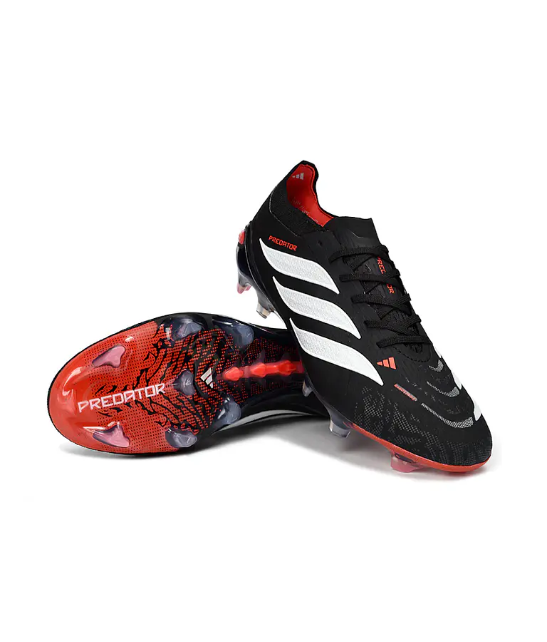 Predator Elite Negro / Rojo y Blanco Niño y Dama
