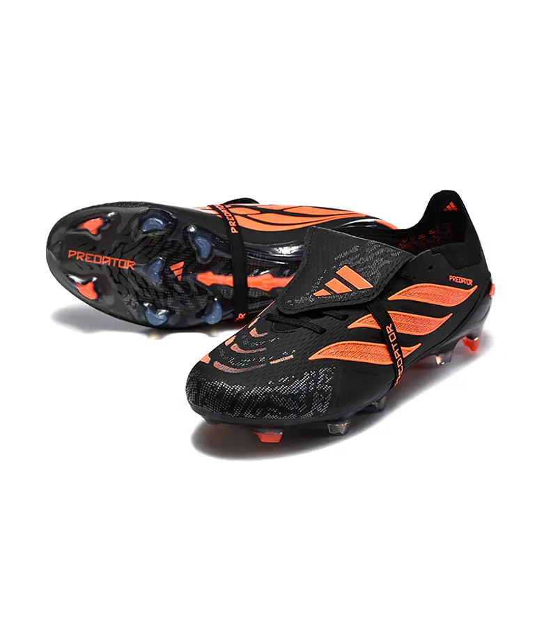 Predator Elite Tongue FG Negro / Naranja