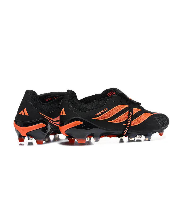 Predator Elite Tongue FG Negro / Naranja