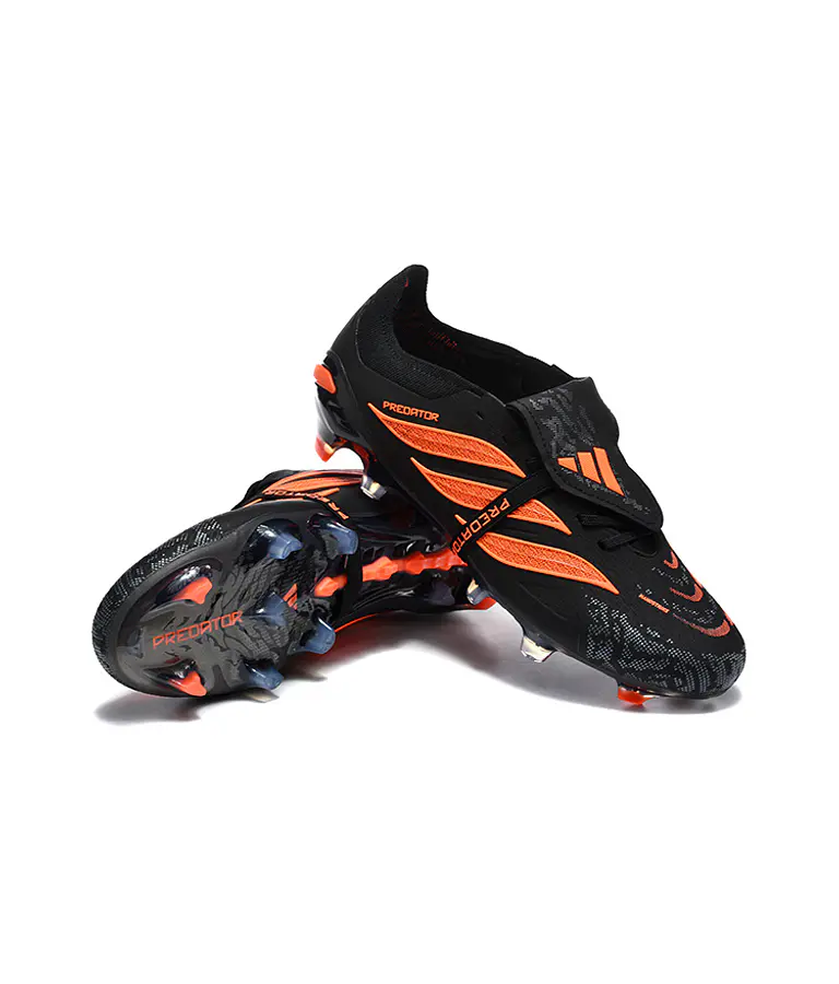 Predator Elite Tongue FG Negro / Naranja
