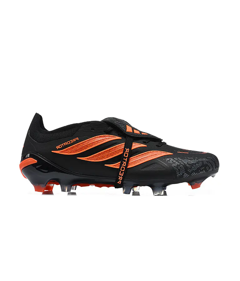 Predator Elite Tongue FG Negro / Naranja