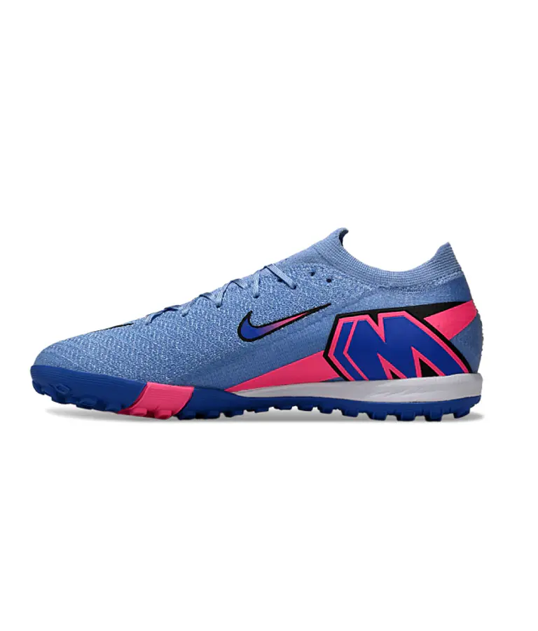 Mercurial Vapor 16 Elite TF Azul Claro / Rosa