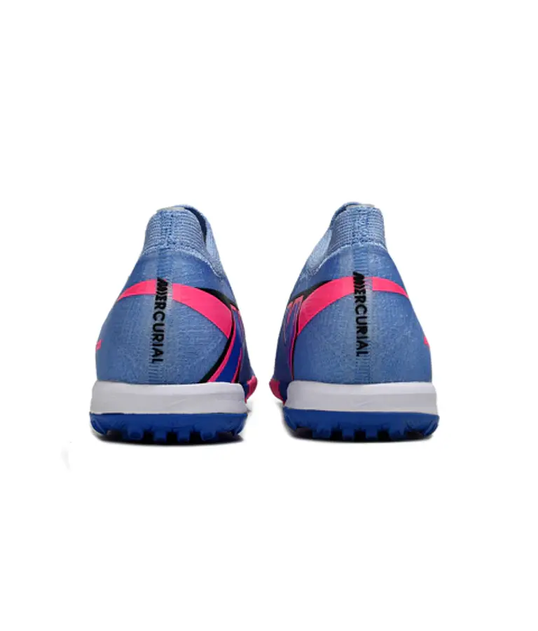 Mercurial Vapor 16 Elite TF Azul Claro / Rosa