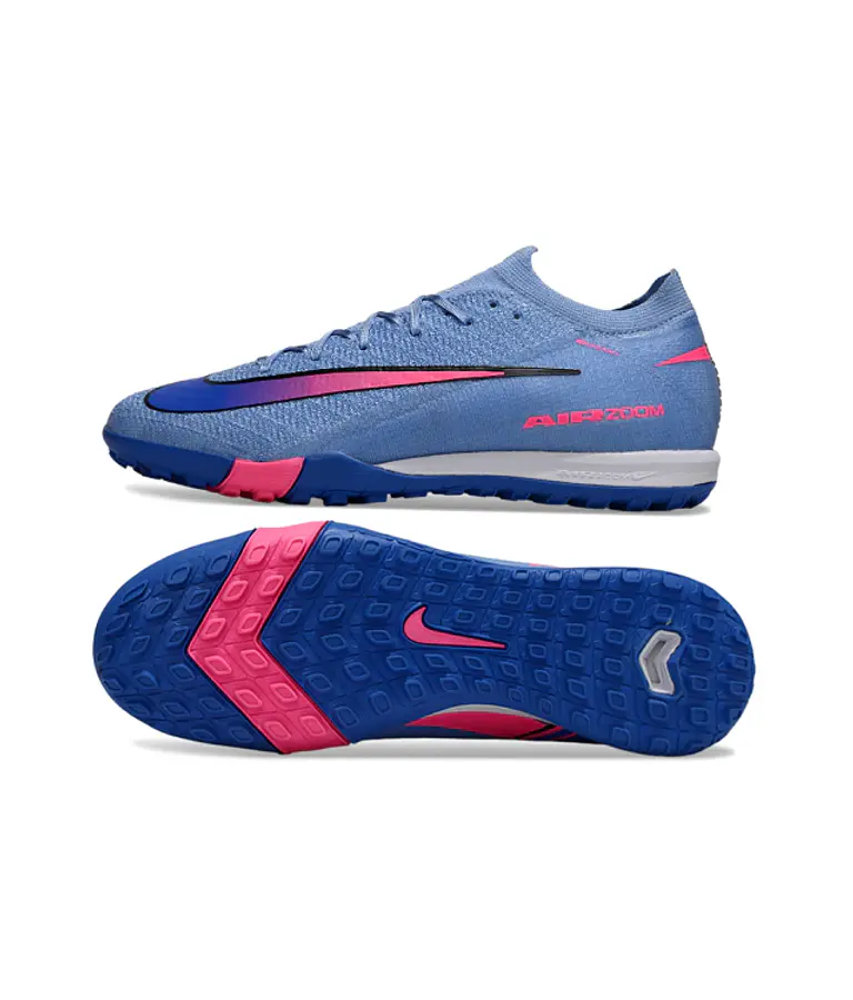 Mercurial Vapor 16 Elite TF Azul Claro / Rosa