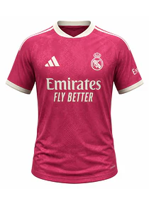 Camisa Visitante Rosa Real Madrid 2026/2027