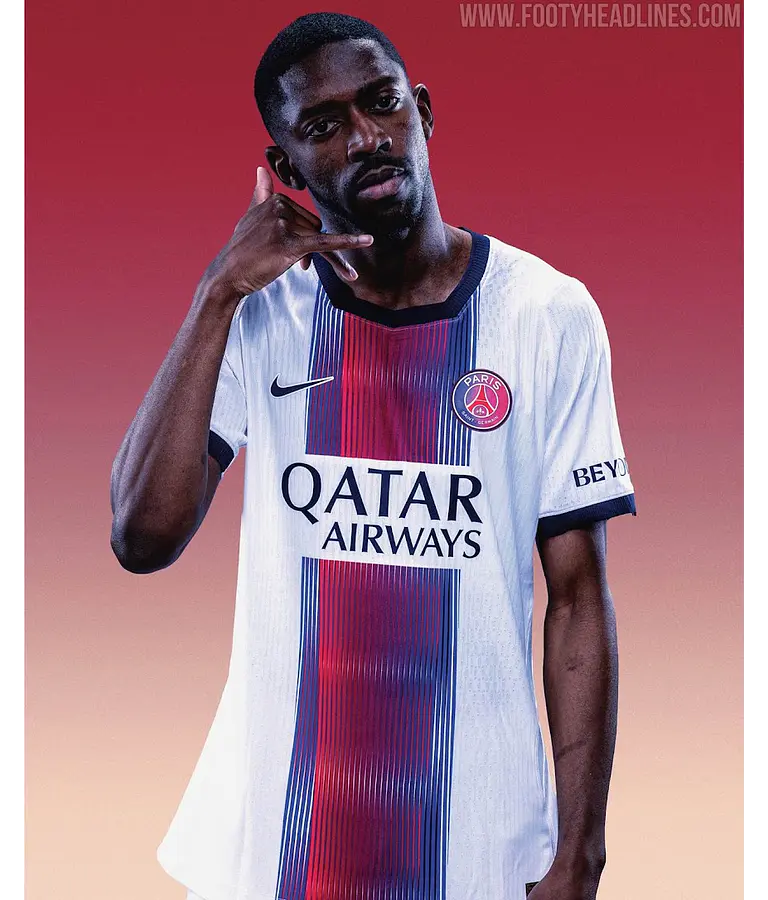 Camisa Visitante Blanca PSG 26-27