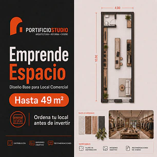 Emprende Espacio · Diseño Base para Local Comercial