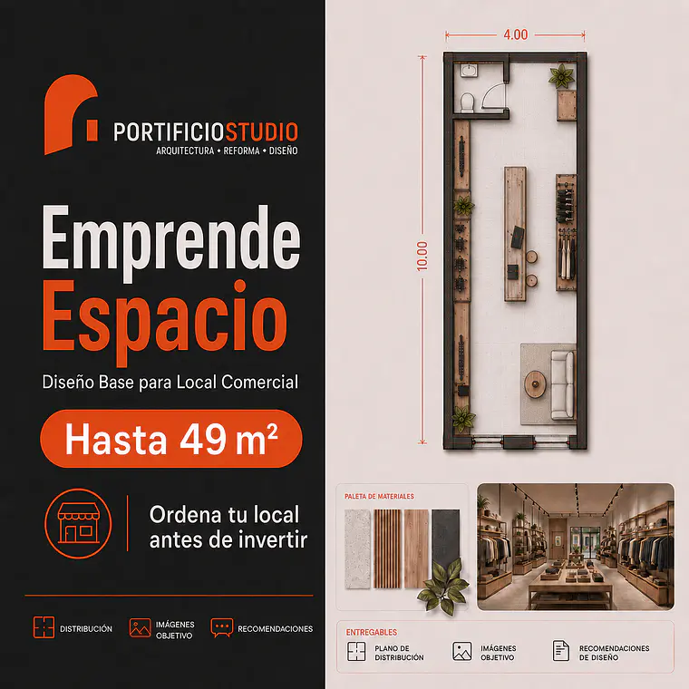 Emprende Espacio · Diseño Base para Local Comercial 1