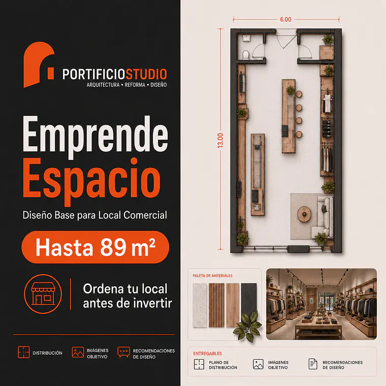 Emprende Espacio · Diseño Base para Local Comercial 2