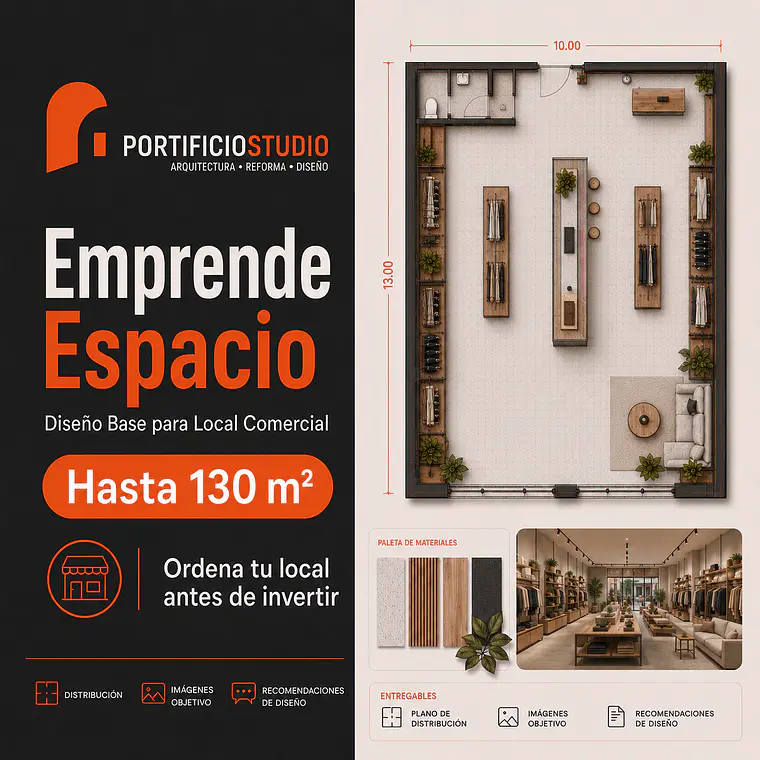 Emprende Espacio · Diseño Base para Local Comercial 3