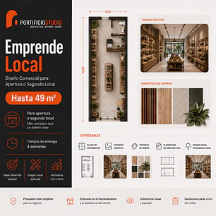 Emprende Local · Diseño Comercial para Apertura o Segundo Local