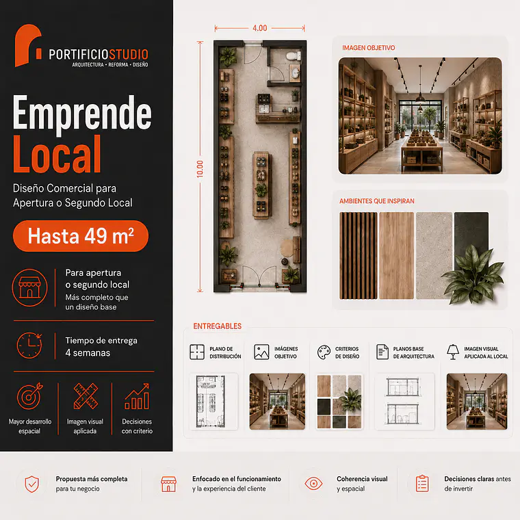 Emprende Local · Diseño Comercial para Apertura o Segundo Local 1