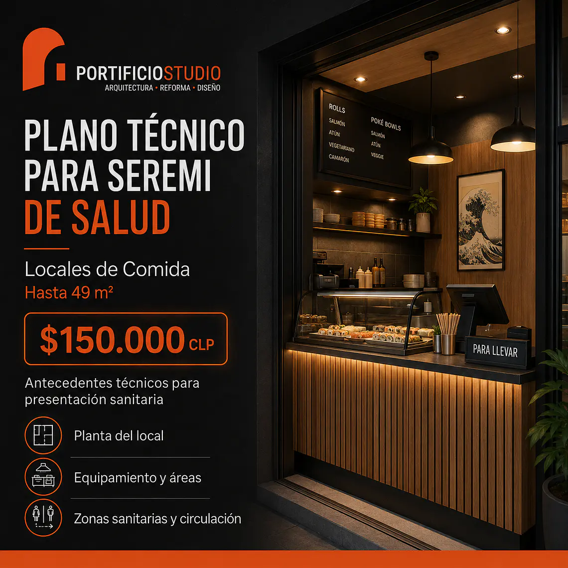 Plano Técnico para SEREMI de Salud · Locales de Comida 1