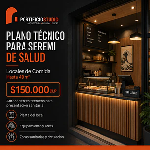 Plano Técnico para SEREMI de Salud · Locales de Comida