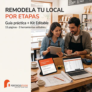 REMODELA TU LOCAL POR ETAPAS | GUÍA + KIT EDITABLE