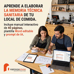 ELABORA LA MEMORIA TÉCNICA DE TU LOCAL DE COMIDA | MANUAL + PLANTILLA WORD + IA