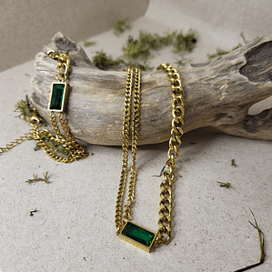 Conjunto Cristal Verde