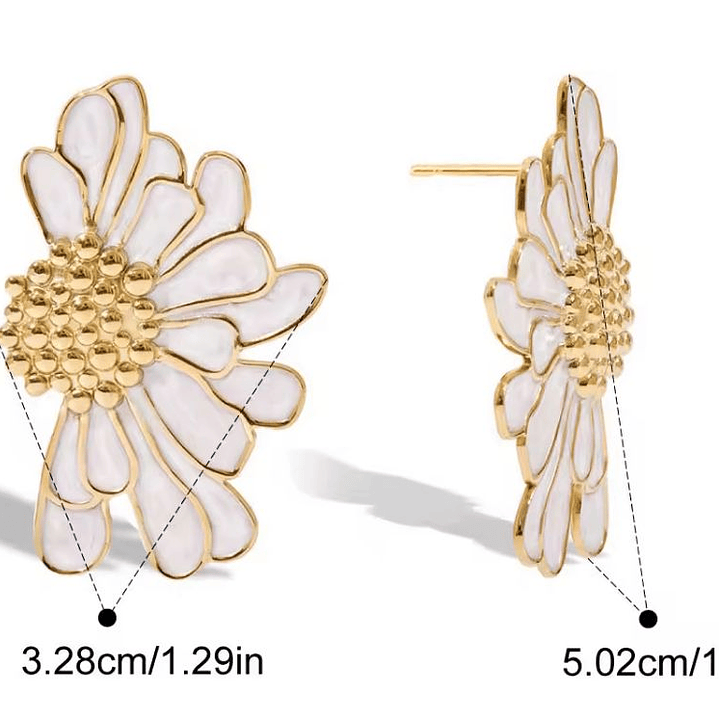 Brincos Margarida Solar 5