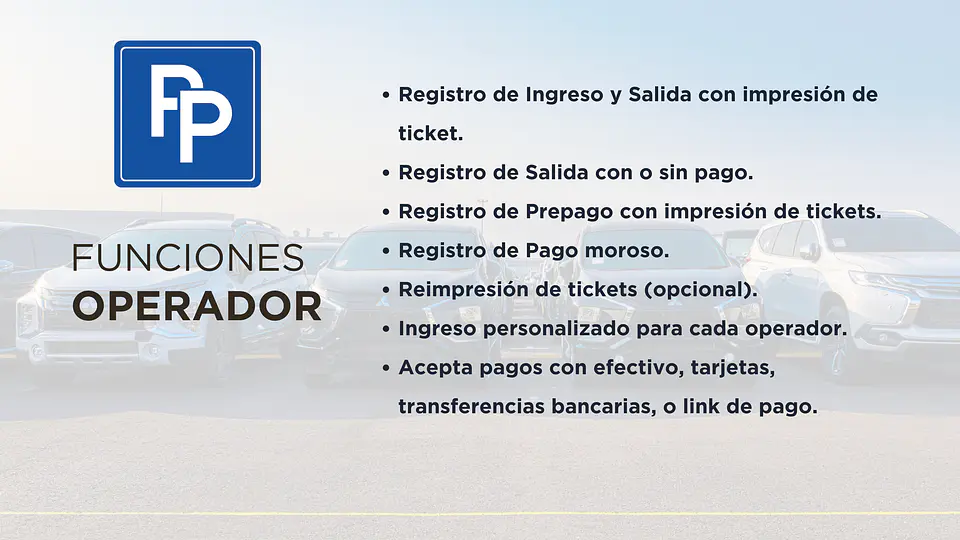 POS Parking Sistema Digital de Gestión de Estacionamientos + boleta electrónica 5