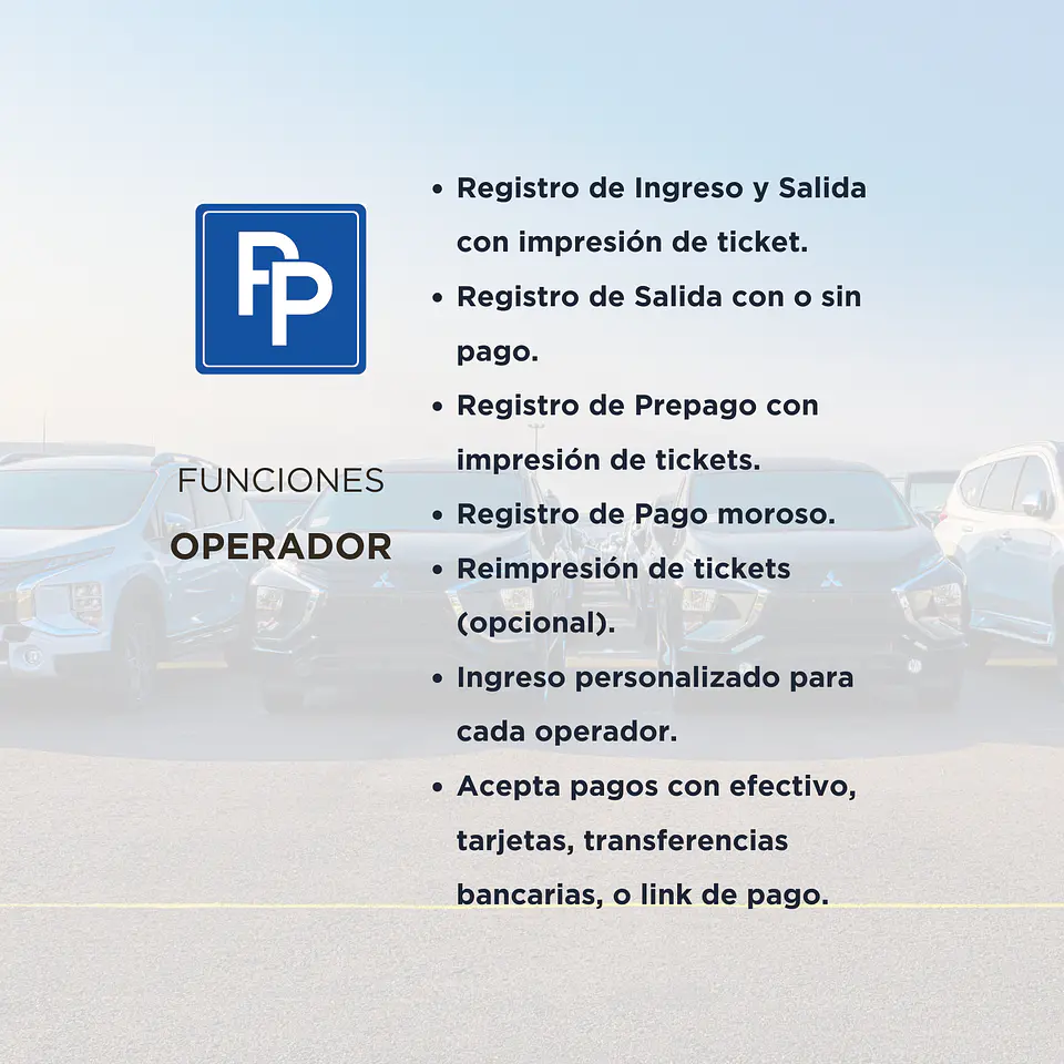 POS Parking Sistema Digital de Gestión de Estacionamientos 6