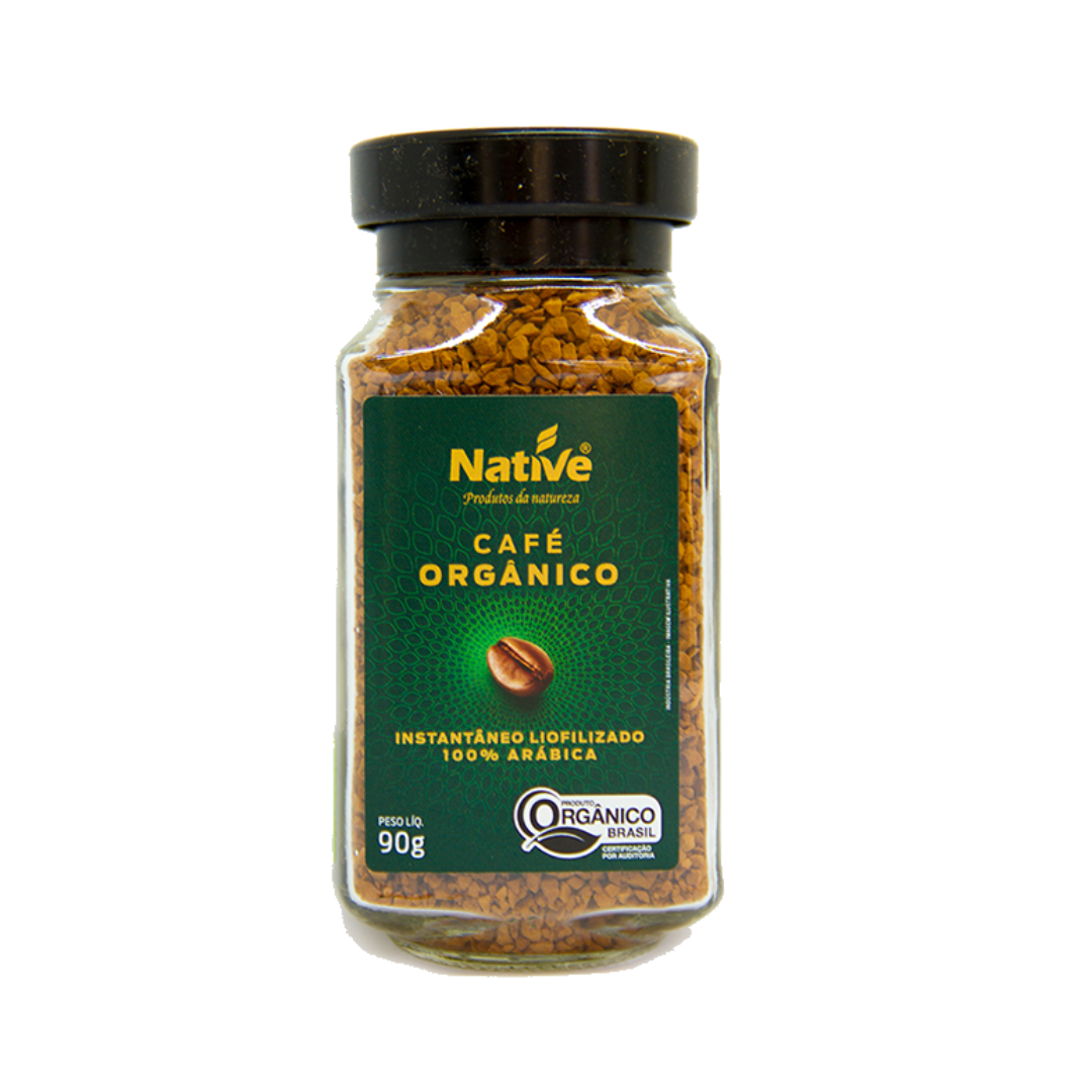 Café Orgánico Instantáneo liofilizado 90gr Native