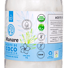 Aceite de coco Orgánico 1lt Manare 2