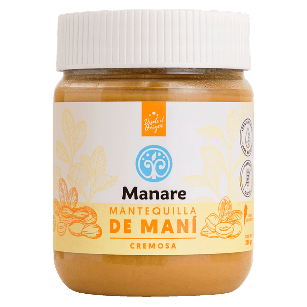 Mantequilla de maní 250gr Manare 1