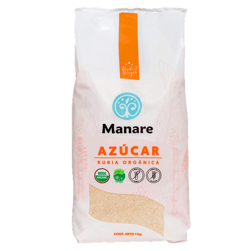 Azúcar Rubia Orgánica 1kg Manare