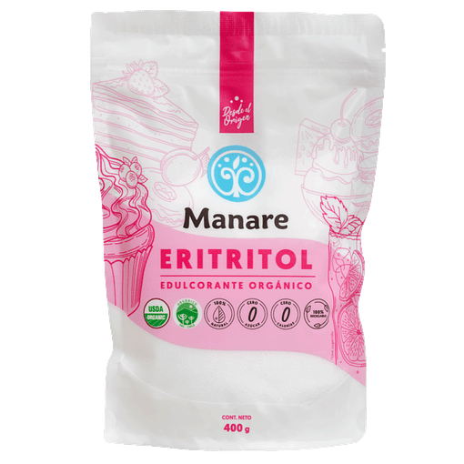 Eritritol orgánico 400gr Manare