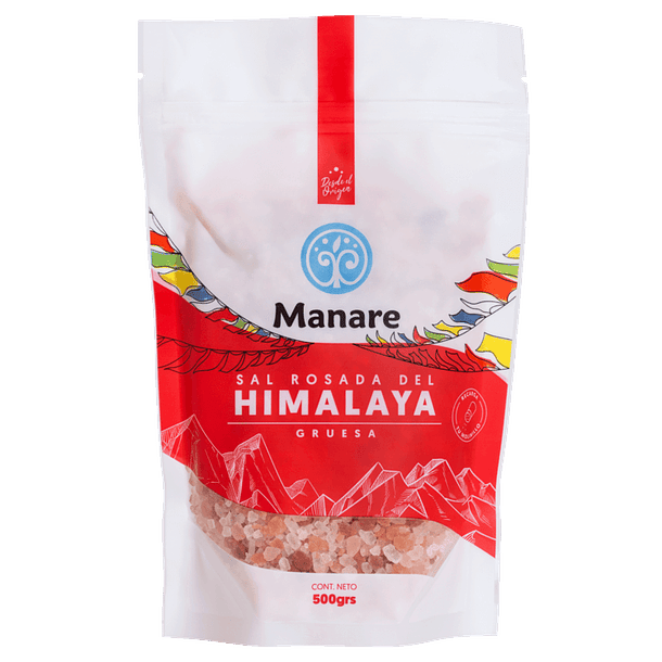 Sal rosada del Himalaya gruesa 500gr Manare 1