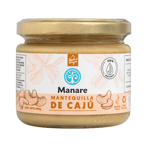 Mantequilla de Cajú 200gr Manare