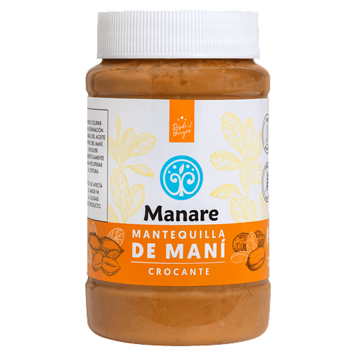 Mantequilla de Maní Crocante 500g Manare