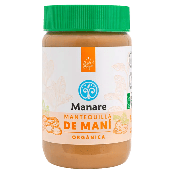 Mantequilla de maní orgánica 360gr Manare 1