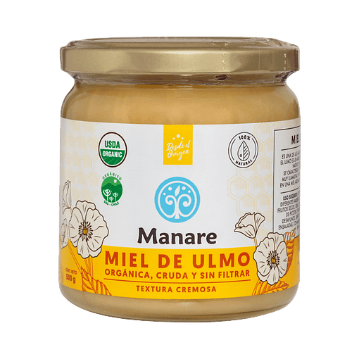 Miel de Ulmo Orgánica 500gr Manare